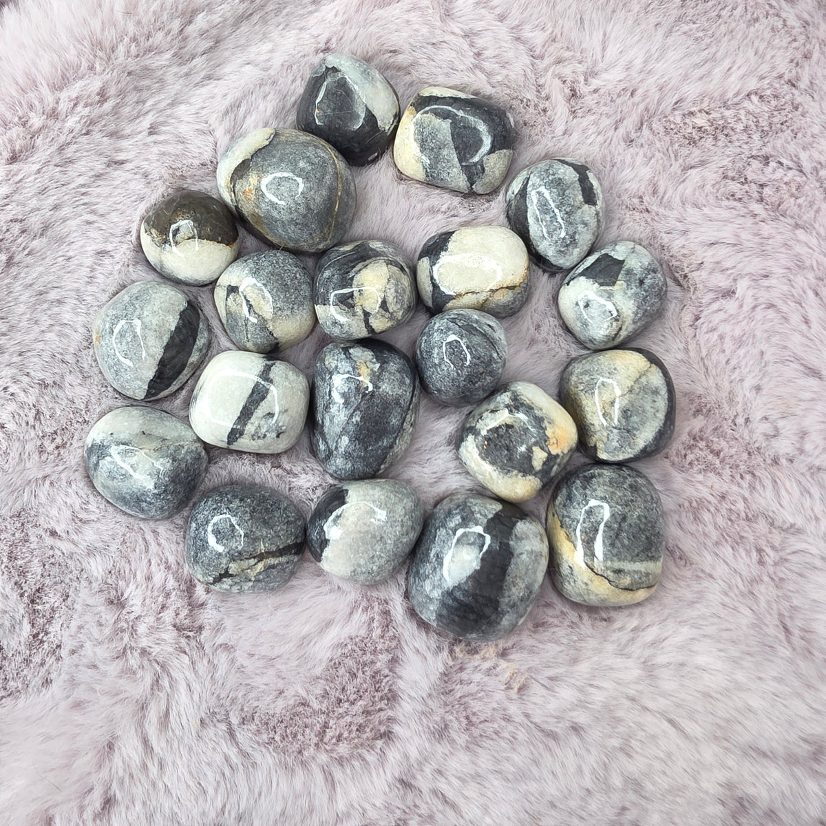 Shell-jaspis rumpuhiottu