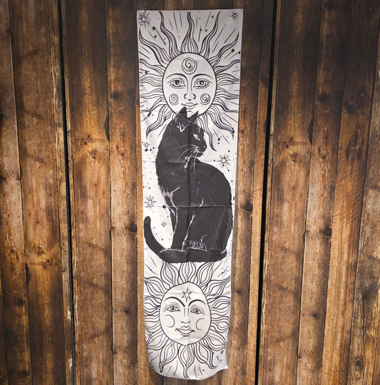 Seinäkangas kissa&aurinko -valkoinen-