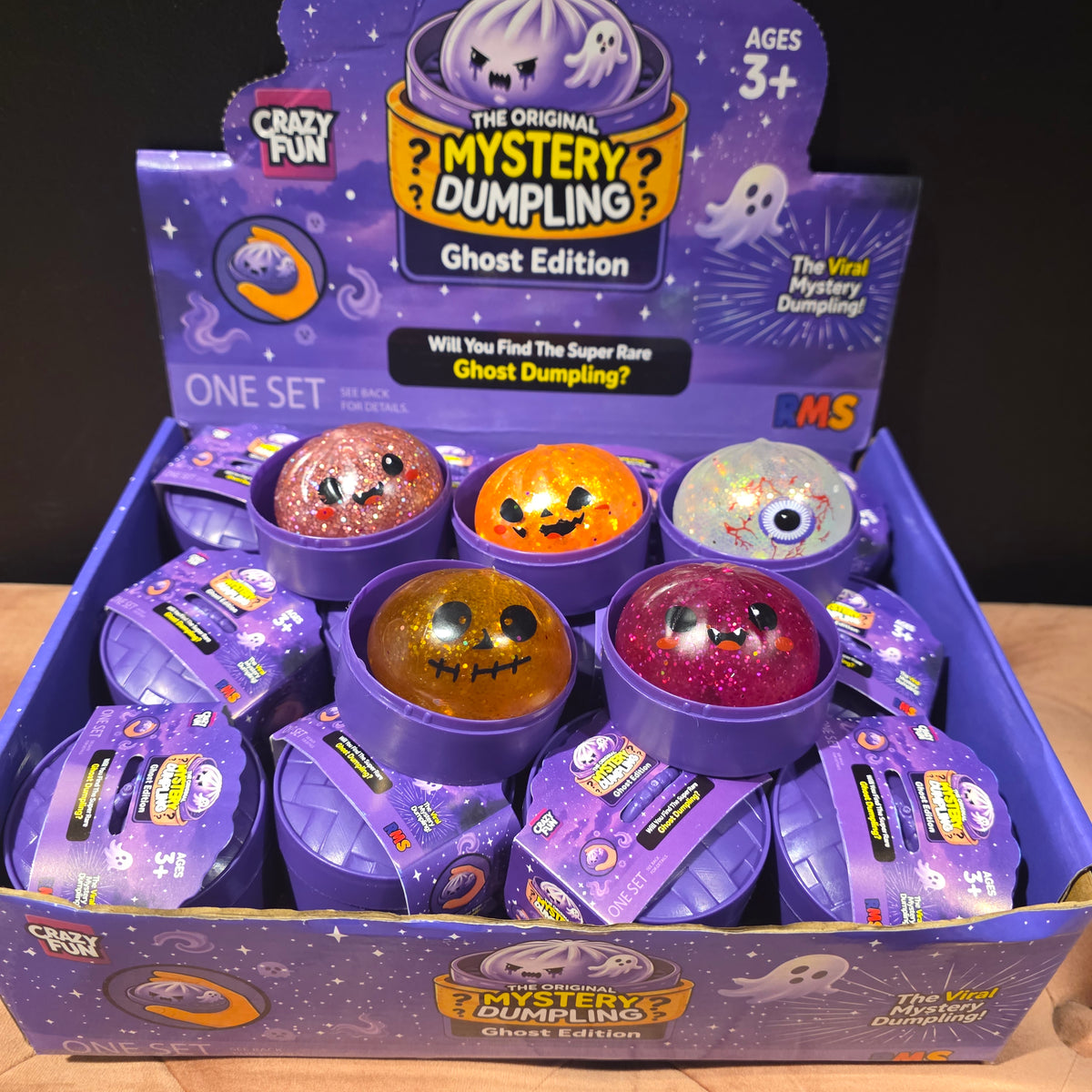 Halloween glitter dumpling -pieni-