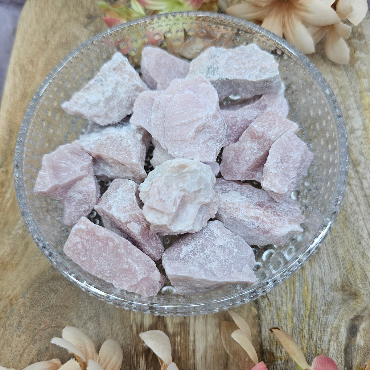 Pinkki opaali raakapala